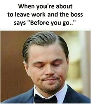 Leaving work meme